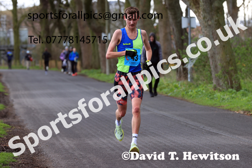 Senior Mens 12 Stage Road Relay, 2026 Northern Mens 12 and Womens 6 Stage Road Relays and Young Athletes 5k, Sheepmount Stadium, Carlisle. Photo: David T. Hewitson/Sports for All Pics